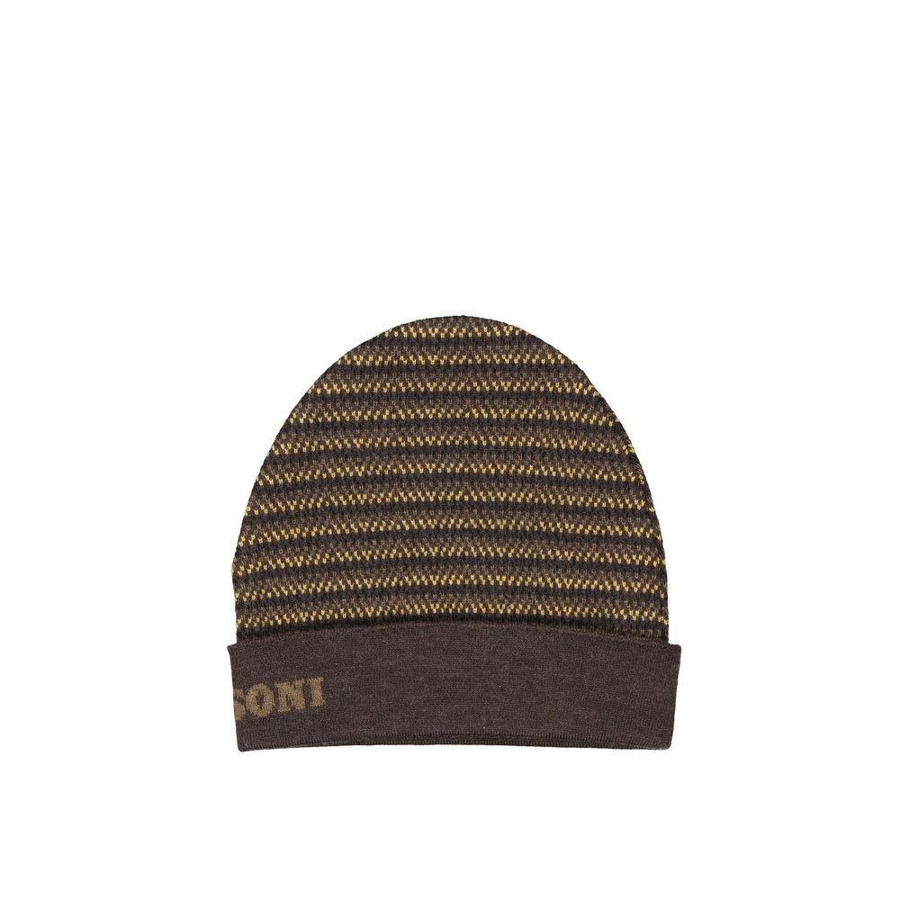 Brown Wool Beanie