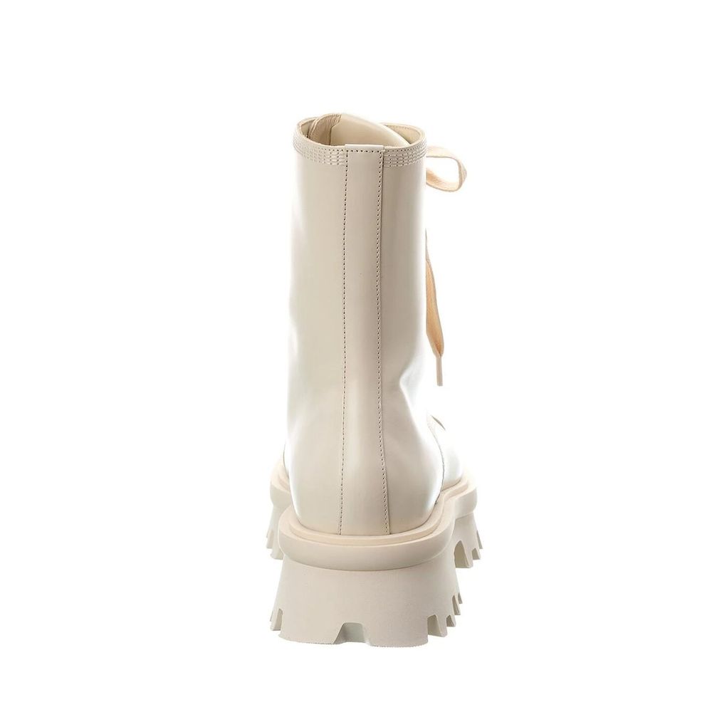 White Calfskin Boots