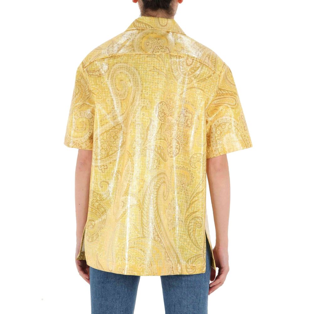 Bicolor Nylon Pattern Shirt