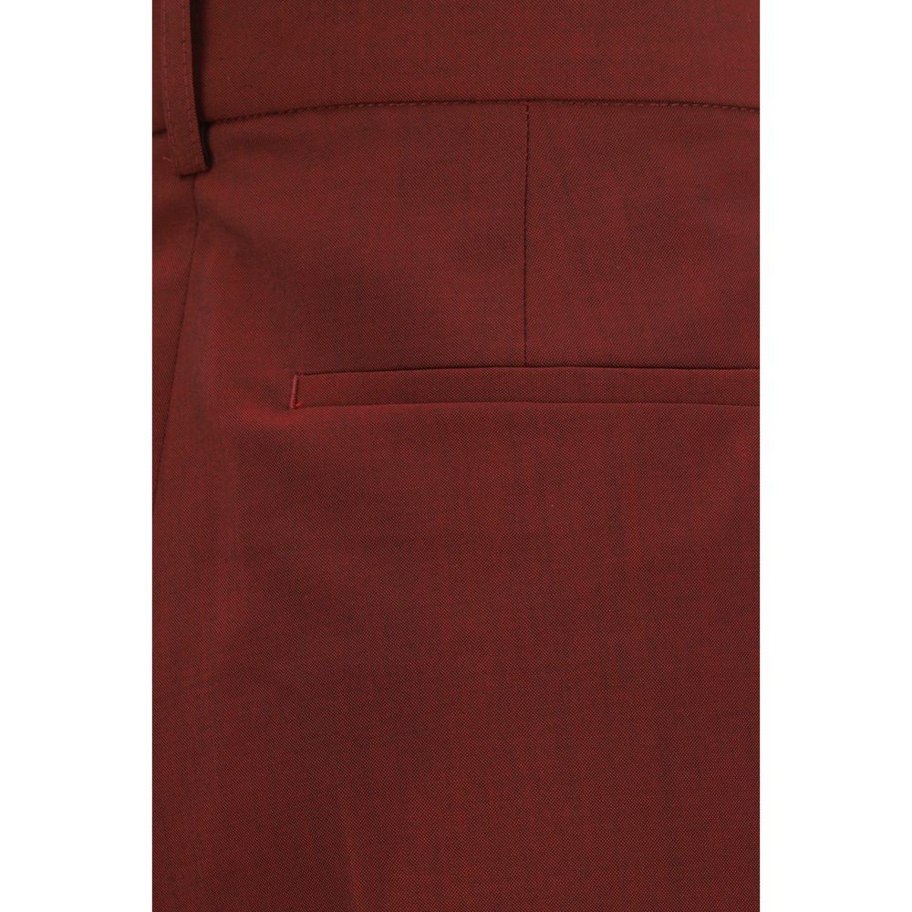 Multicolor Polyester Flared Pants