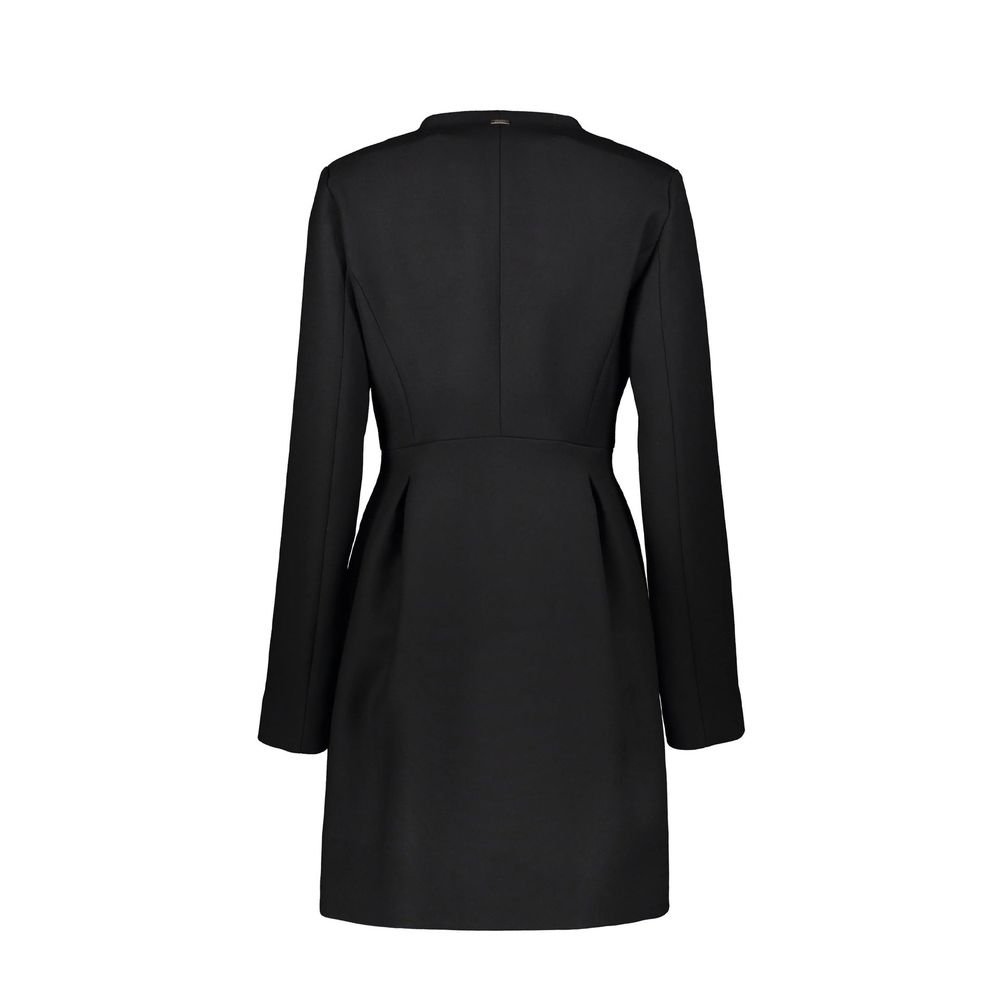Black Virgin Wool Coat