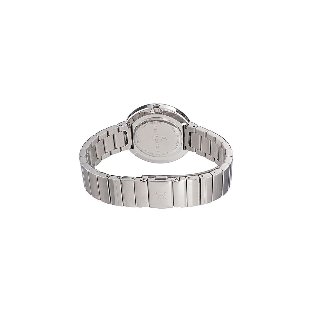 Gray Stainless Steel Dress Watch