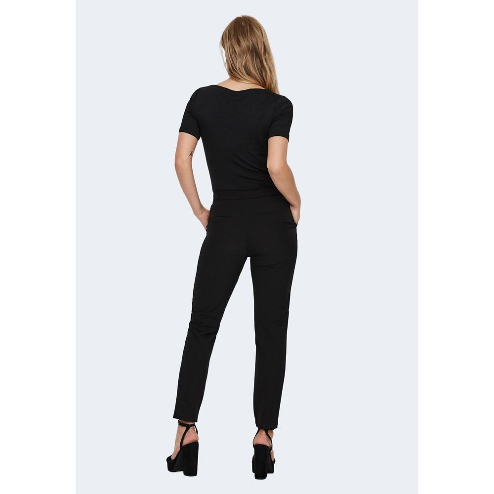 Black Viscose T-Shirt