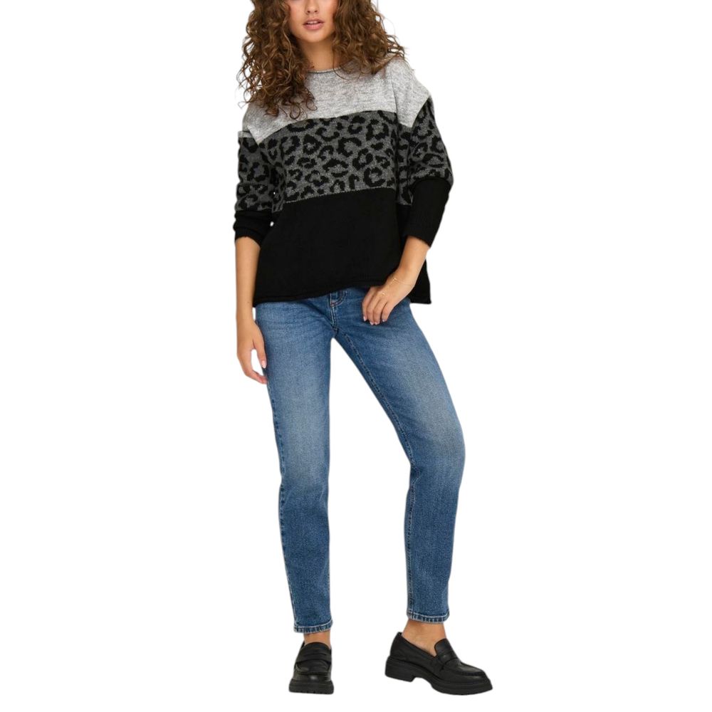 Gray Marabou Sweatshirt