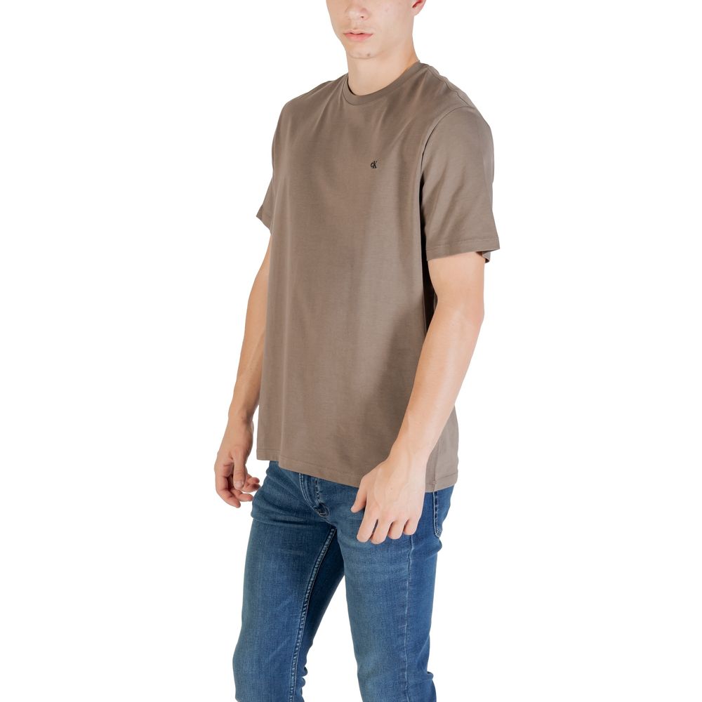 Brown Cotton T-Shirt