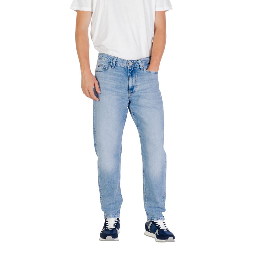 Light Blue Recycled Cotton Slim Fit Jeans