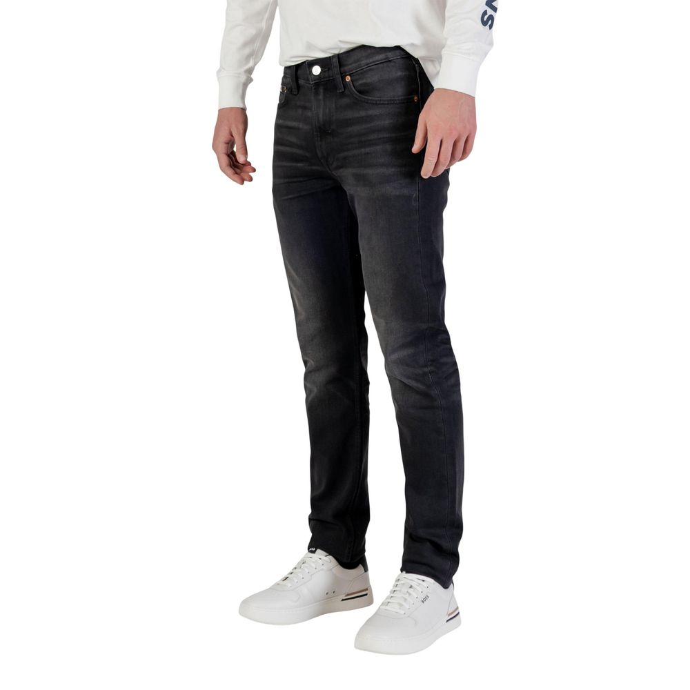 Blue Cotton Skinny Jeans