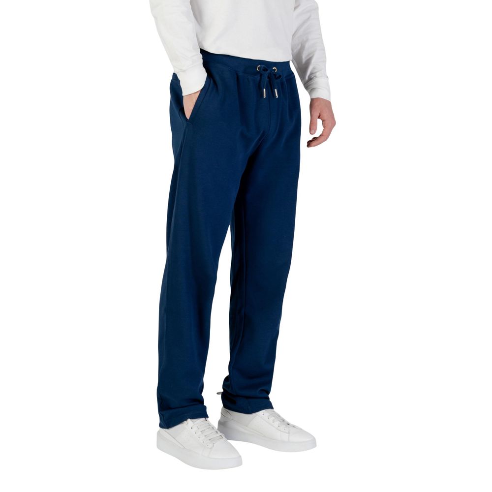 Blue Recycled Cotton Joggers (Workout Pants)