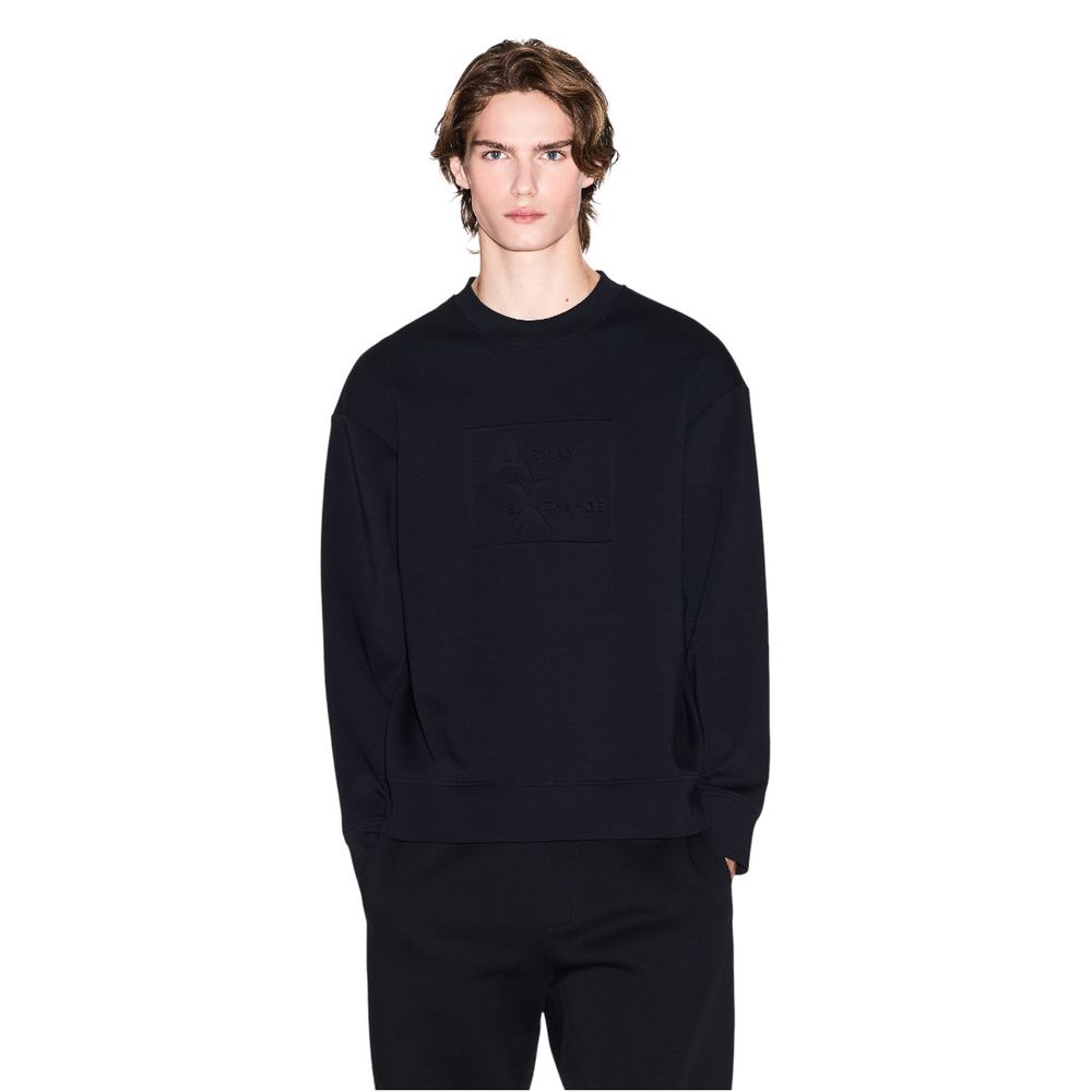 Black Cotton Sweatshirt
