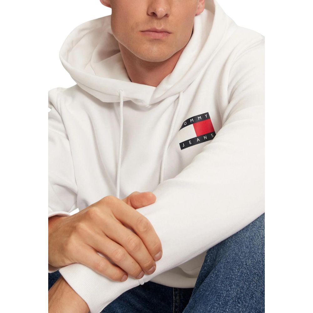 White Cotton Hoodie