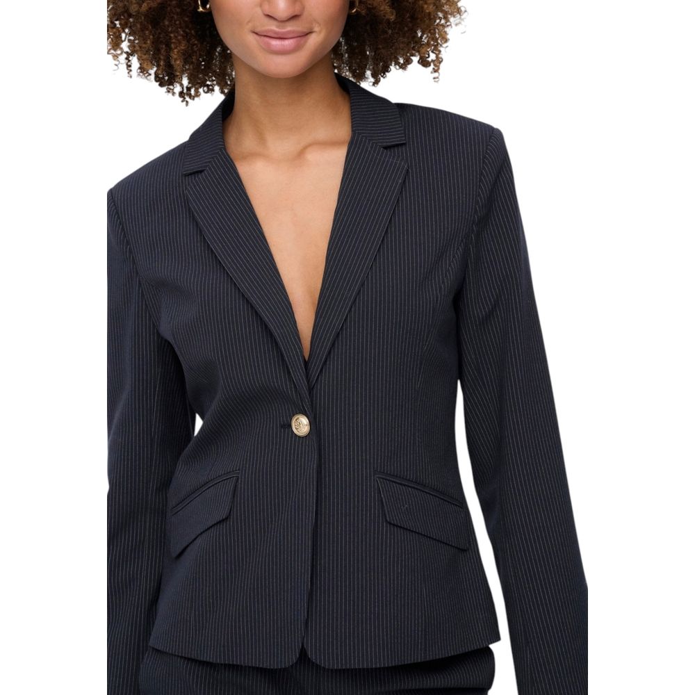 Blue Polyester Blazer
