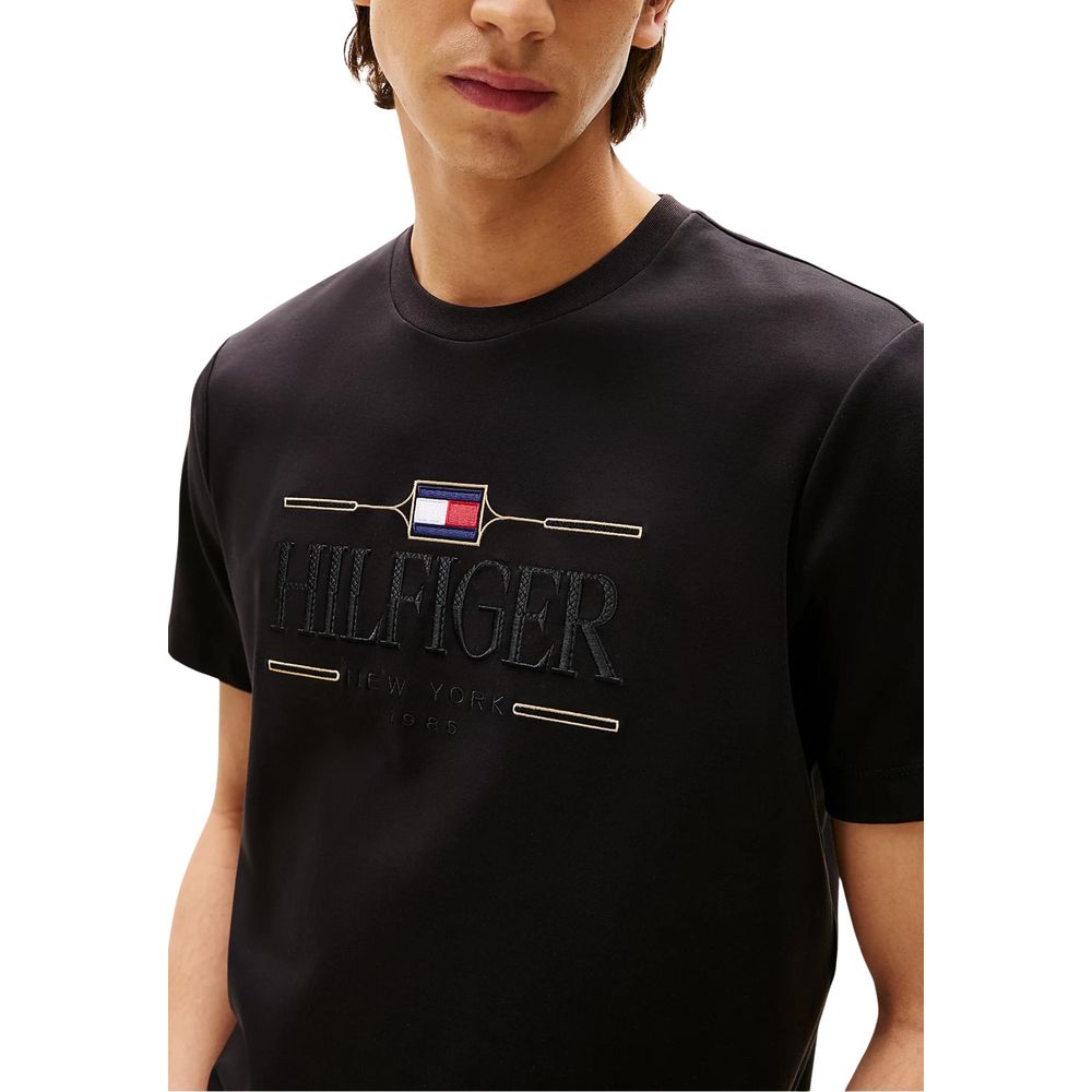 Black Cotton T-Shirt