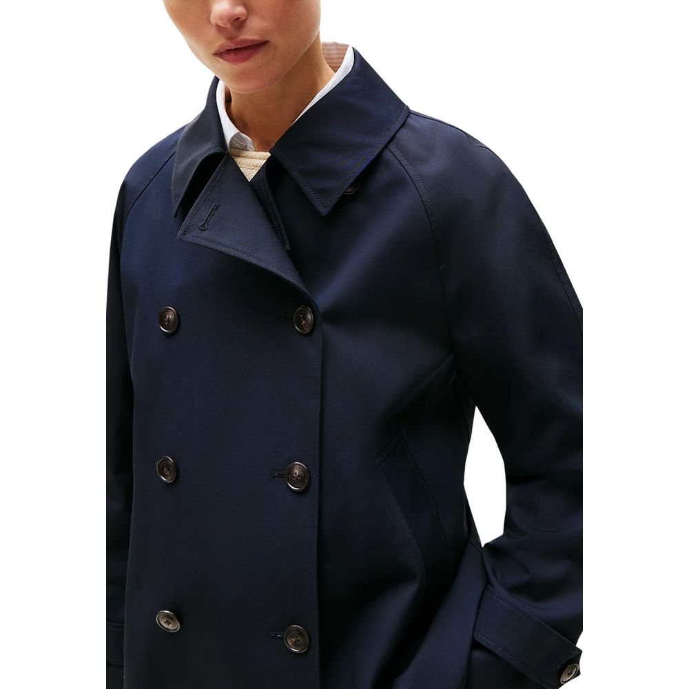Blue Organic Cotton Coat