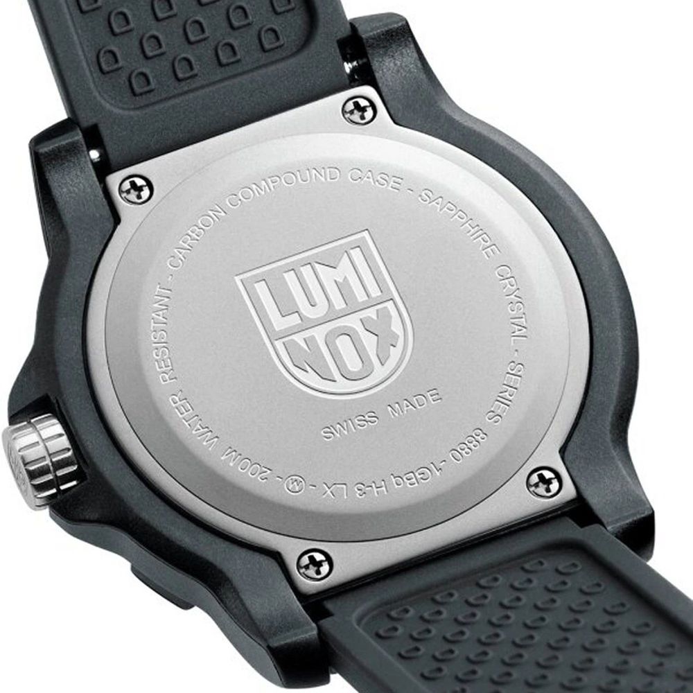 Black Resin Sport Watch