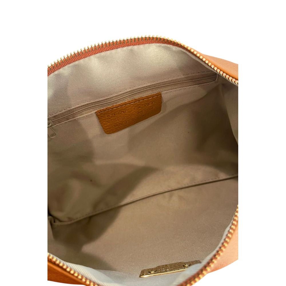 Brown Cowhide Clutch Bag