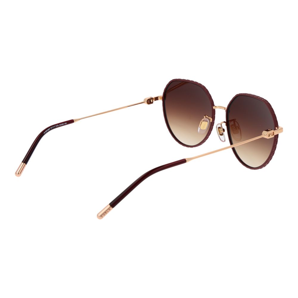 Rose Gold Metal Sunglasses