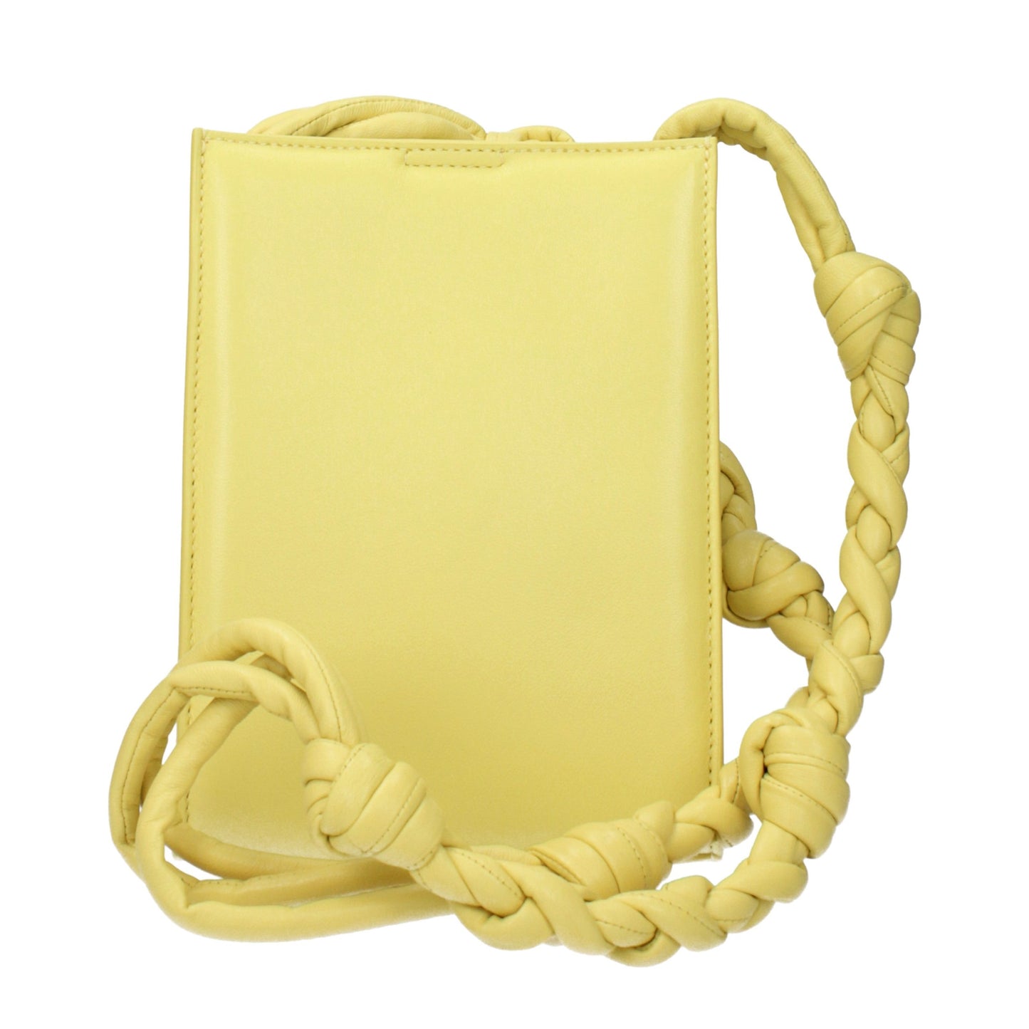 Yellow Leather Crossbody Bag