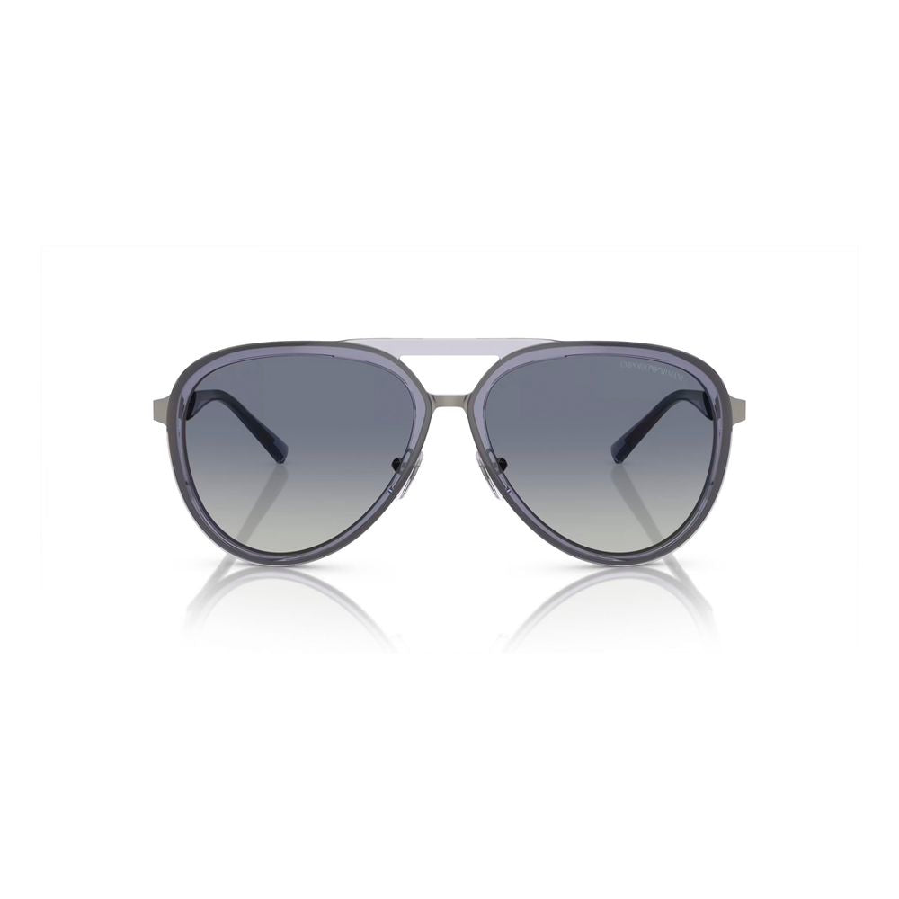 Blue Metal Sunglasses