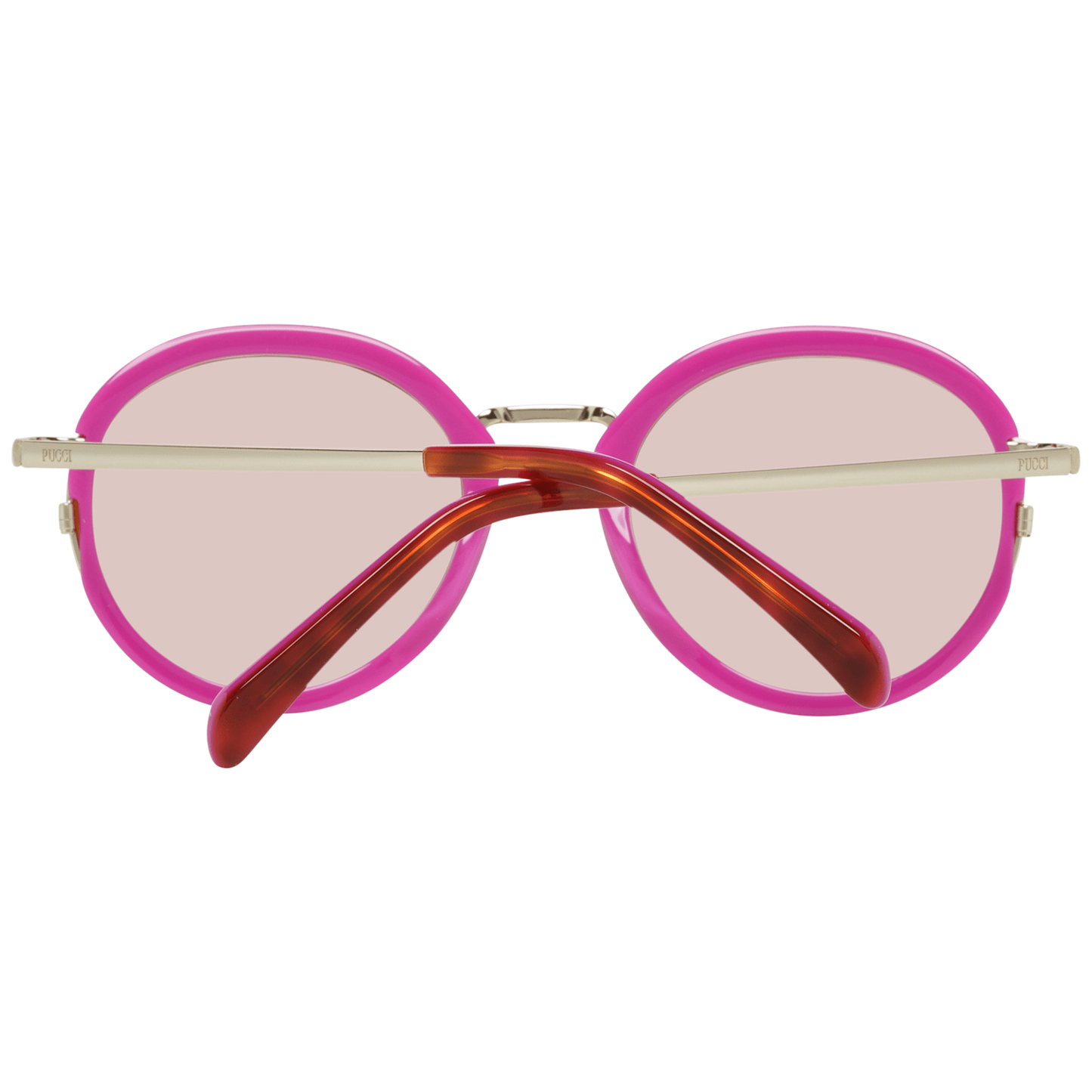 Brown Metal & Plastic Sunglasses