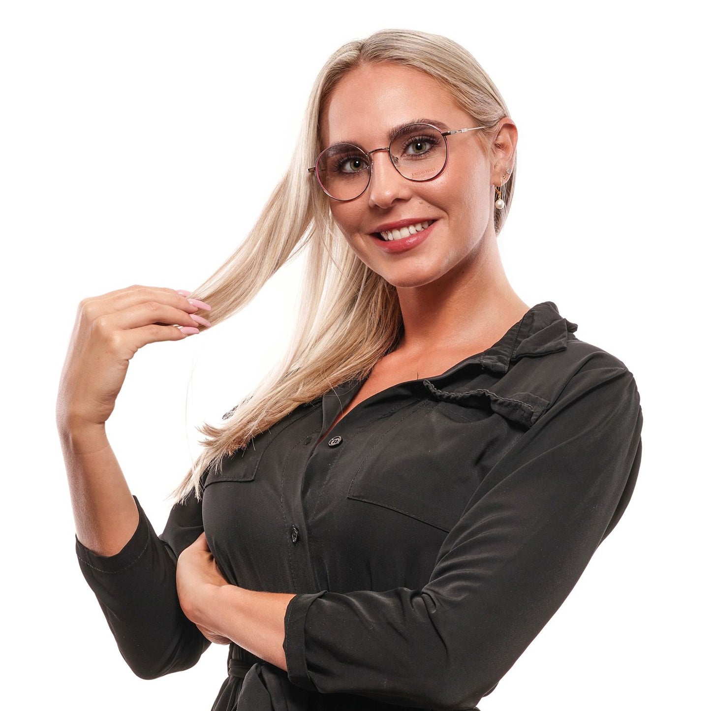 Gray Metal Glasses (Frames)