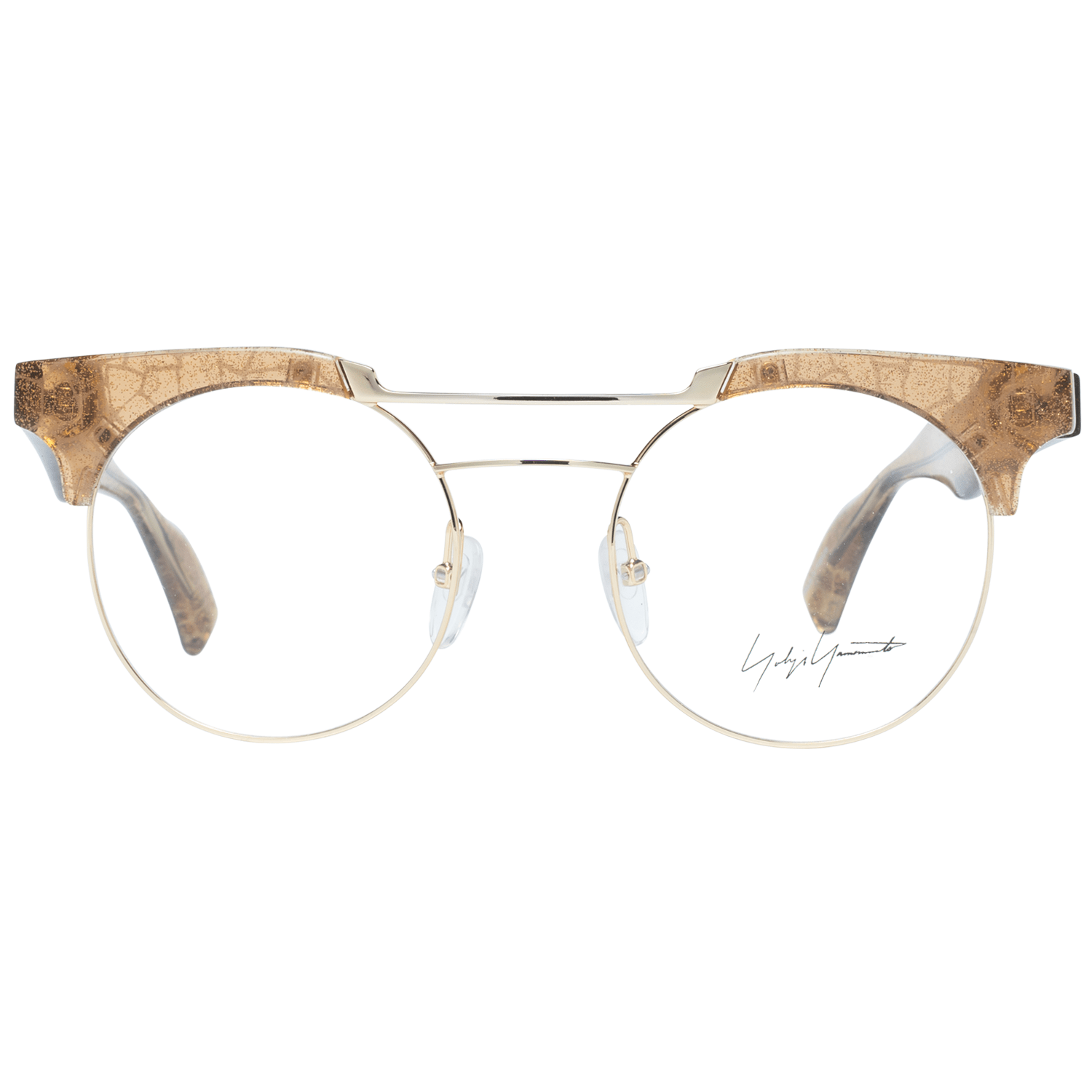Gold Metal & Plastic Glasses (Frames)
