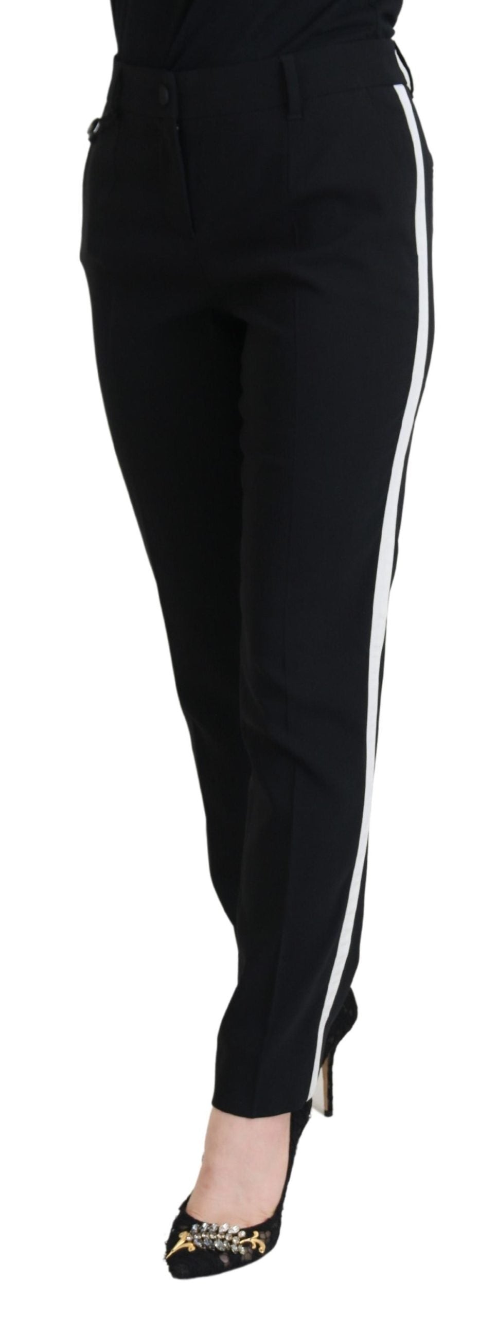 Black High Waist Women Pants