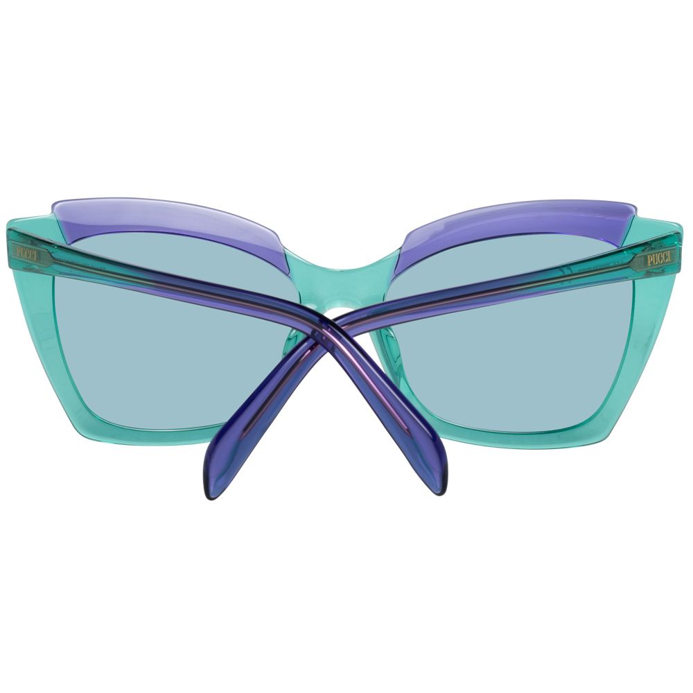Green Plastic Sunglasses