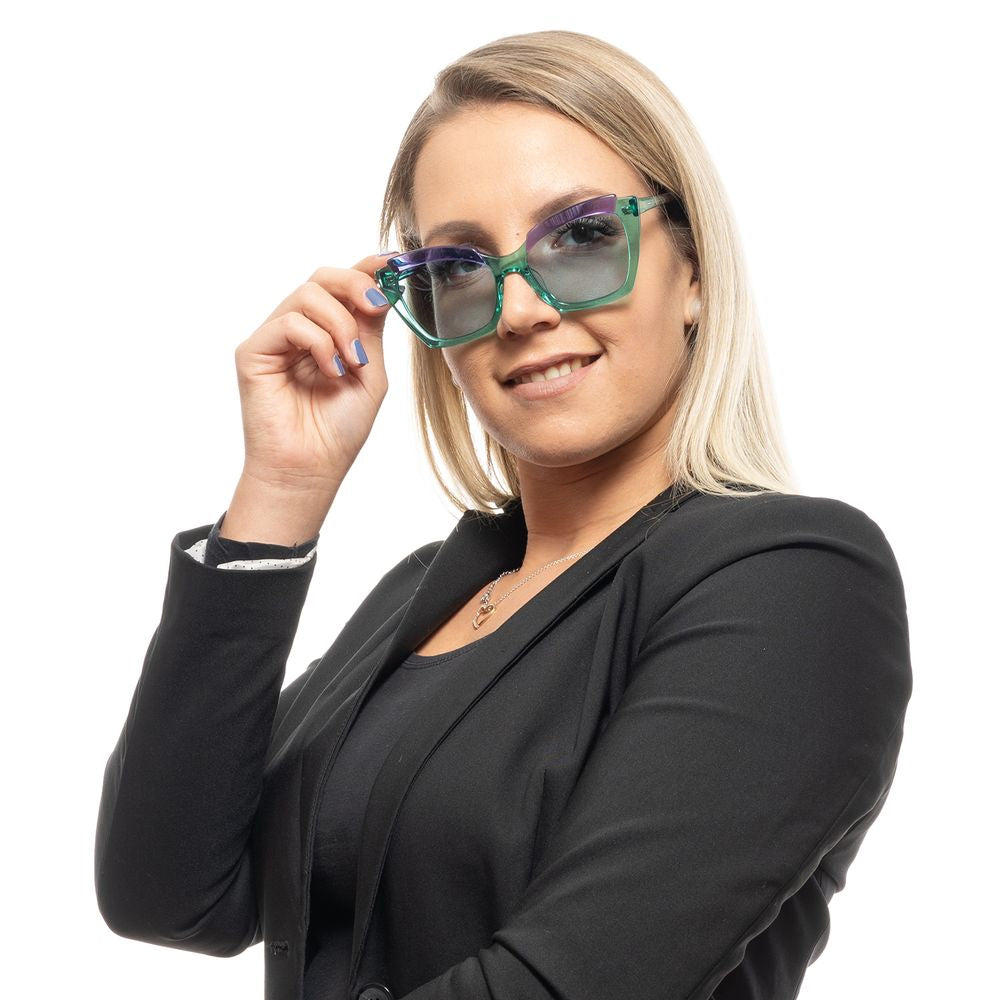 Green Plastic Sunglasses