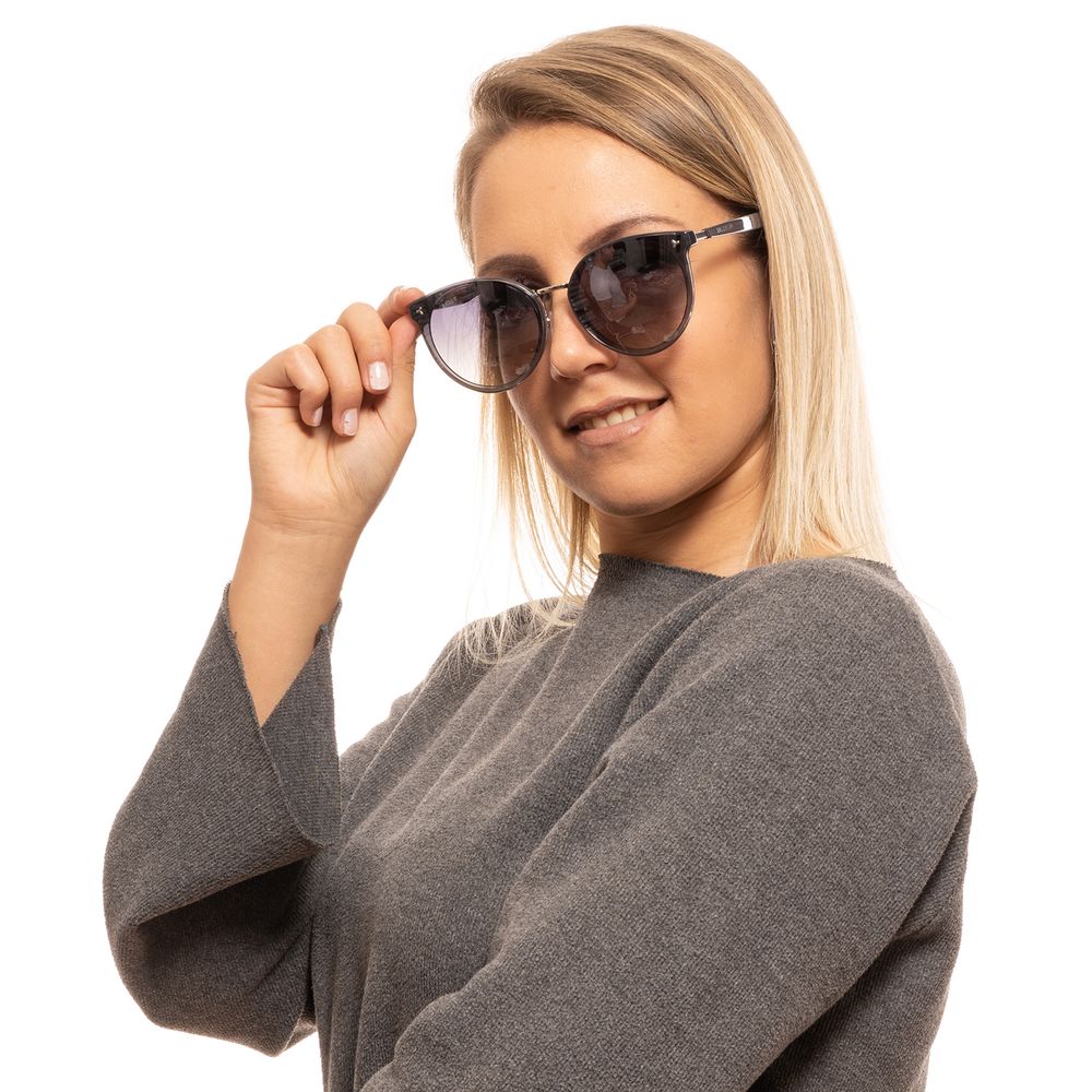 Gray Metal & Plastic Sunglasses