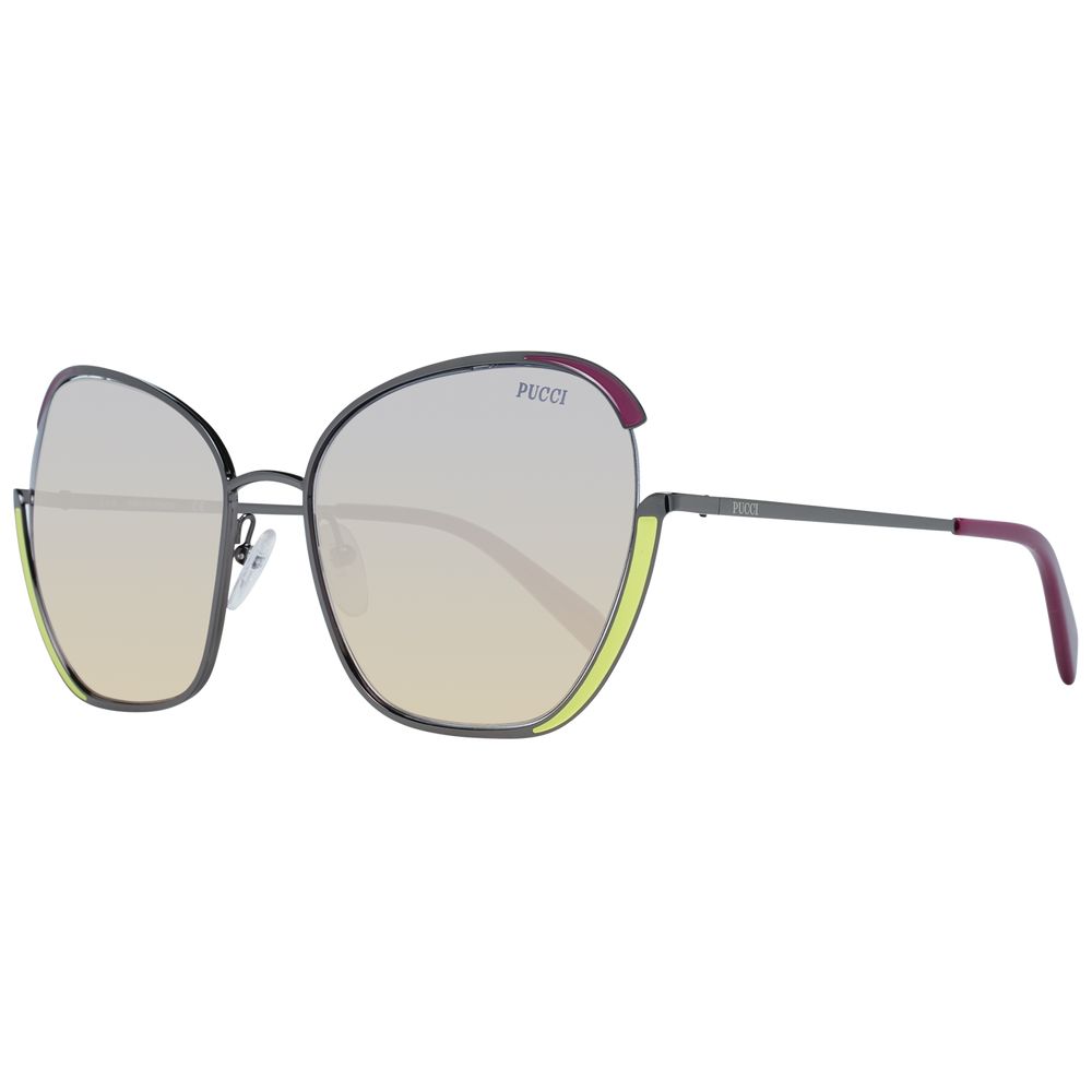 Gray Metal Sunglasses