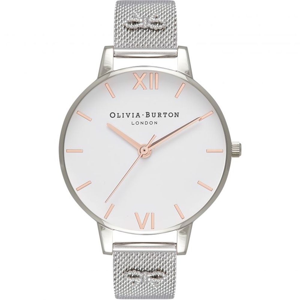 Silver Stainless Steel Dress Watch