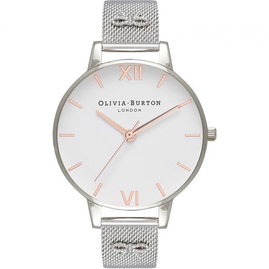 Silver Stainless Steel Dress Watch