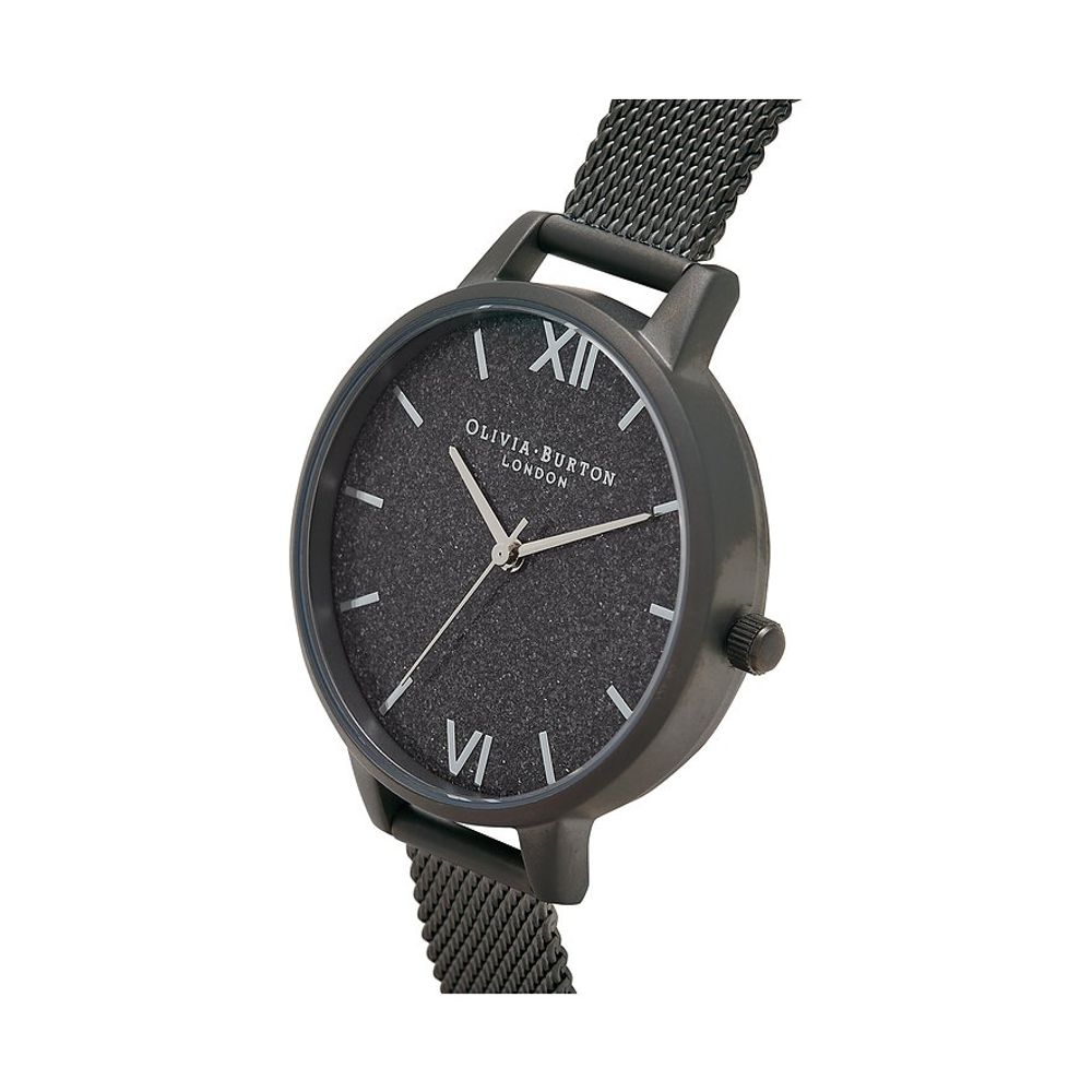 Black Stainless Steel Dress Watch