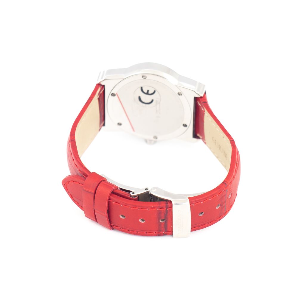 Multicolor Leather Dress Watch