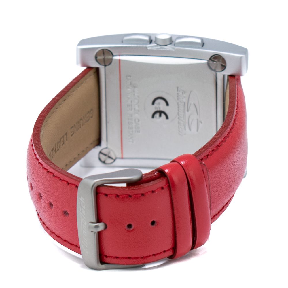 Multicolor Leather Dress Watch