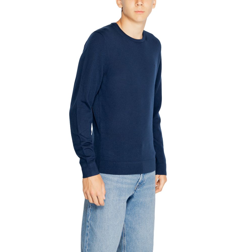 Blue Recycled Wool Sweatshirt