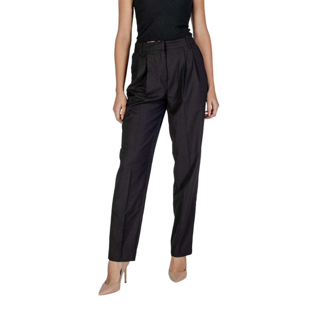 Black Polyester Dress Pants