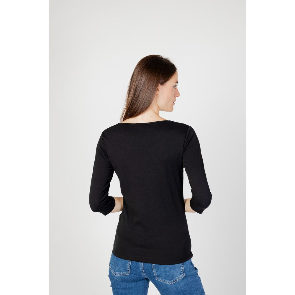 Black Cotton Long Sleeve