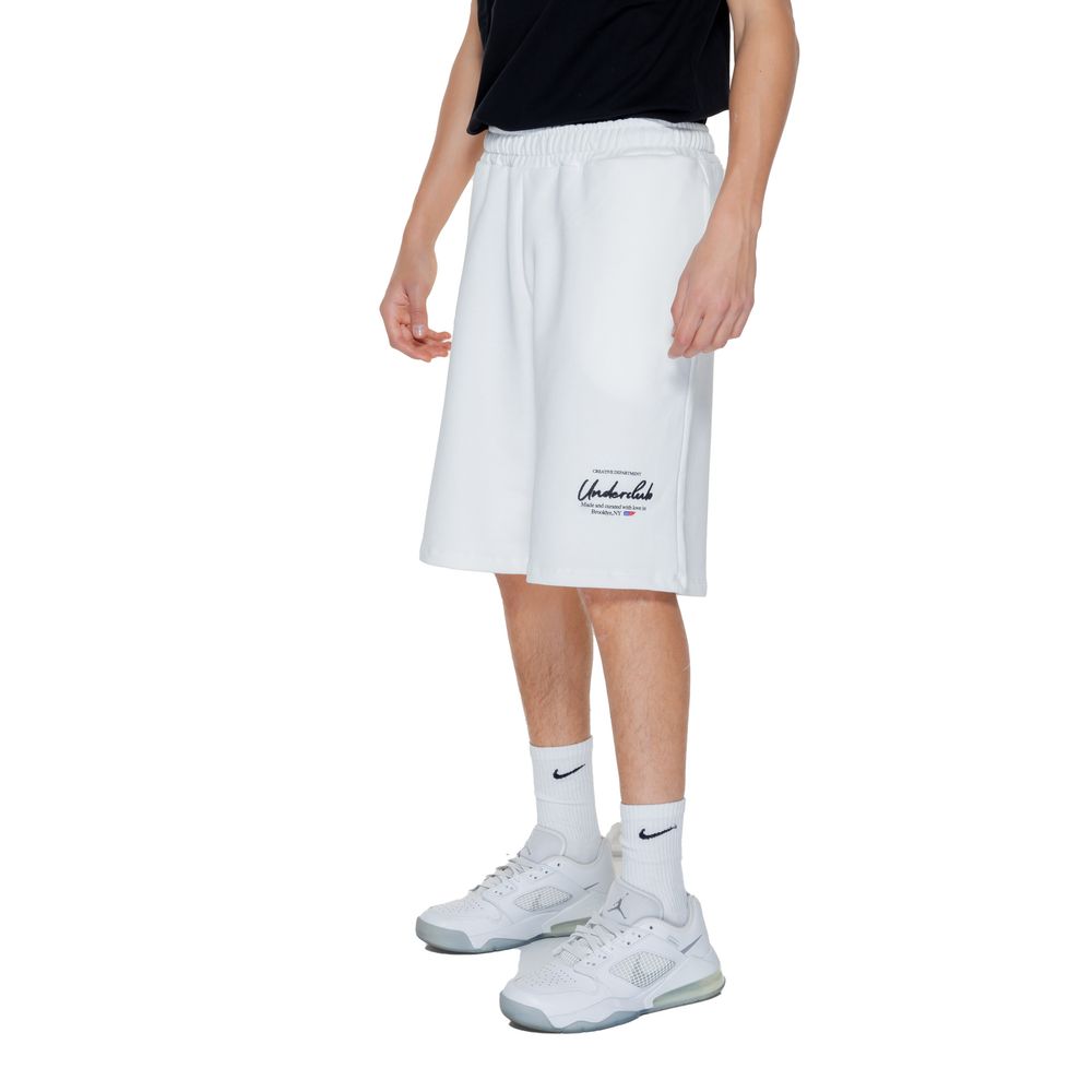 White Cotton Bermuda Shorts