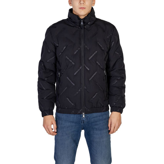 Black Polyester Jackets And Coat