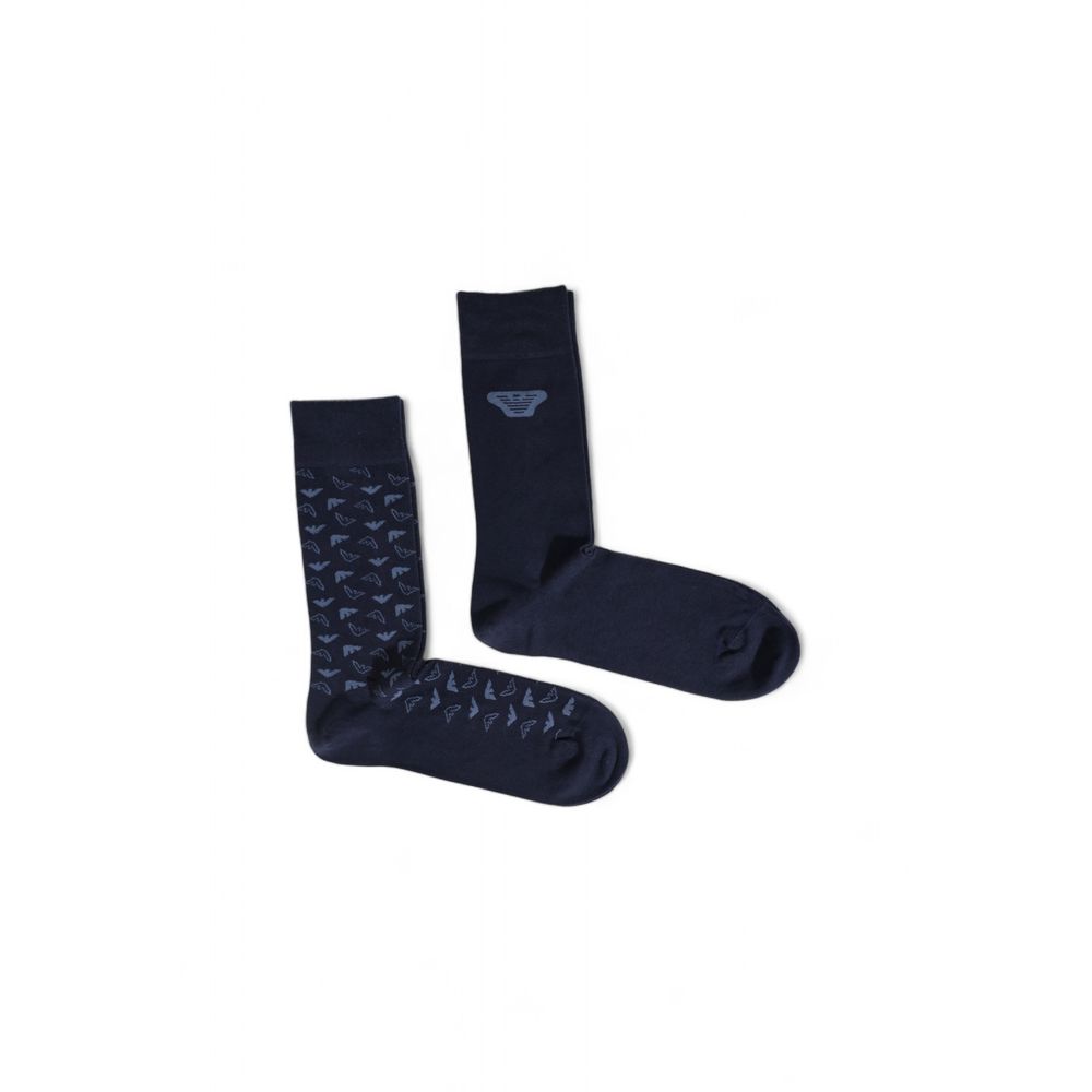 Blue Cotton Socks