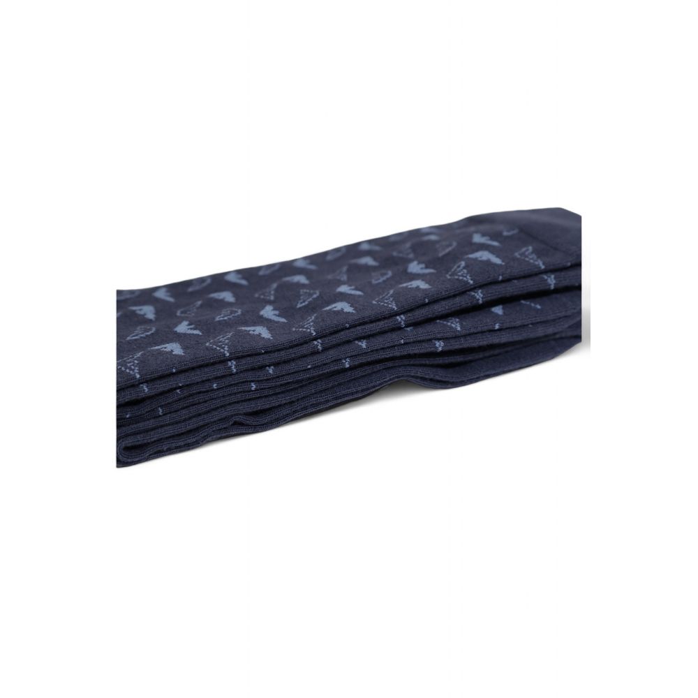 Blue Cotton Socks