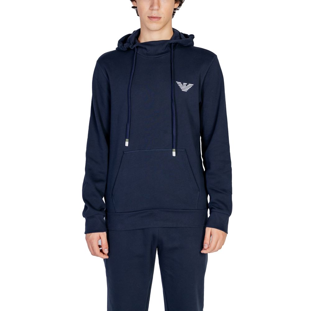 Blue Cotton Hoodie
