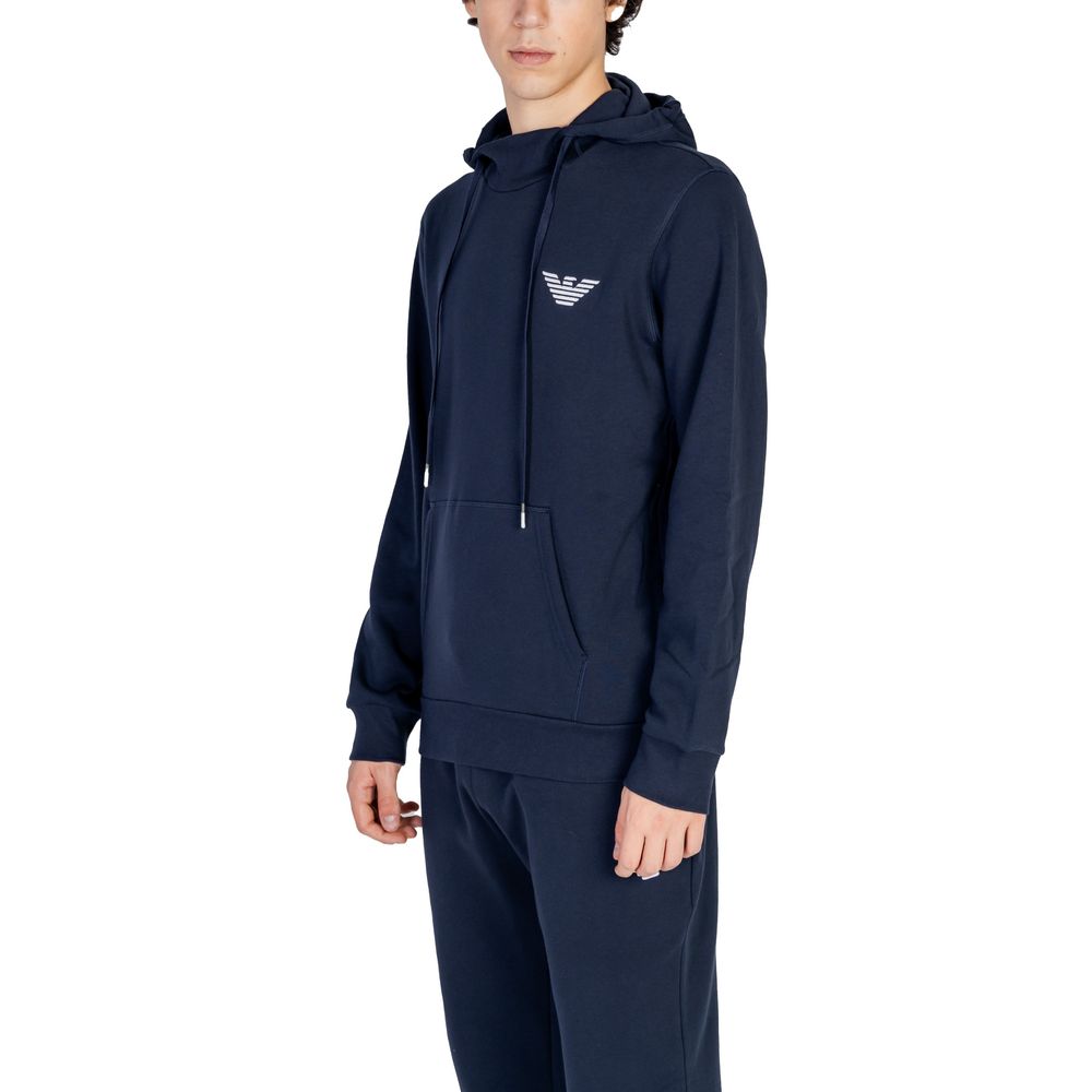 Blue Cotton Hoodie