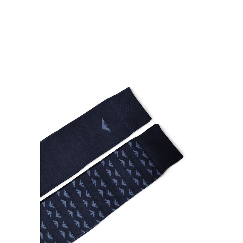 Blue Cotton Socks