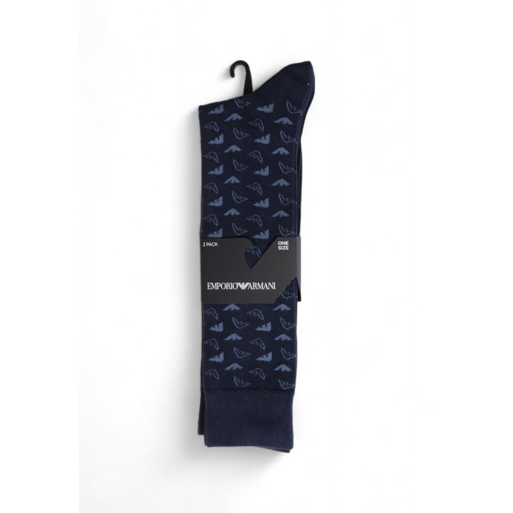 Blue Cotton Socks