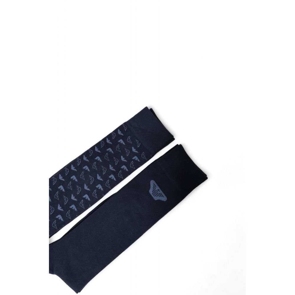 Blue Cotton Socks