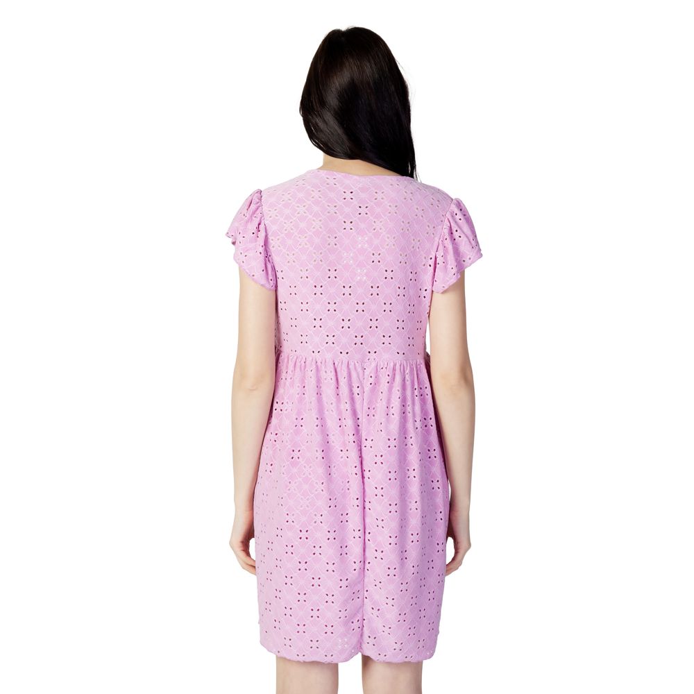 Multicolor Polyethylene Short Dress
