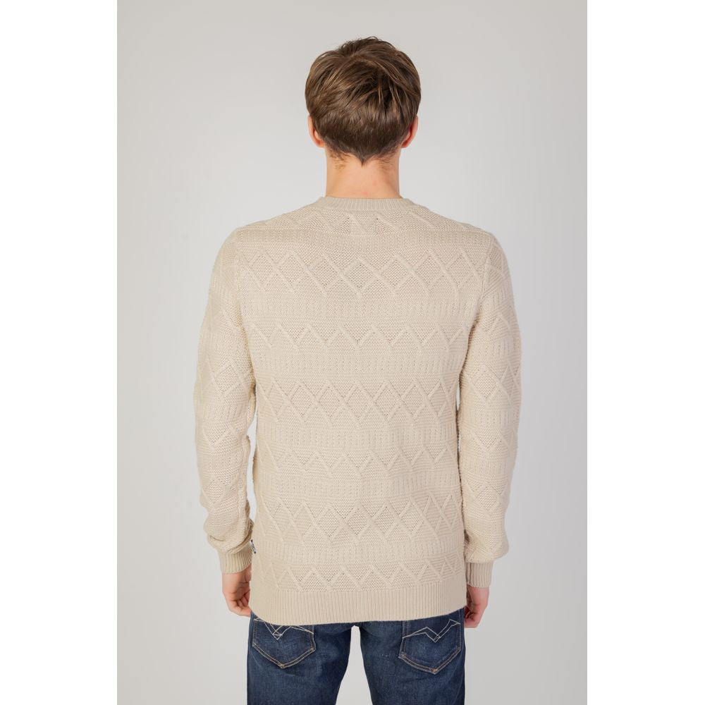 Beige Marabou Sweatshirt