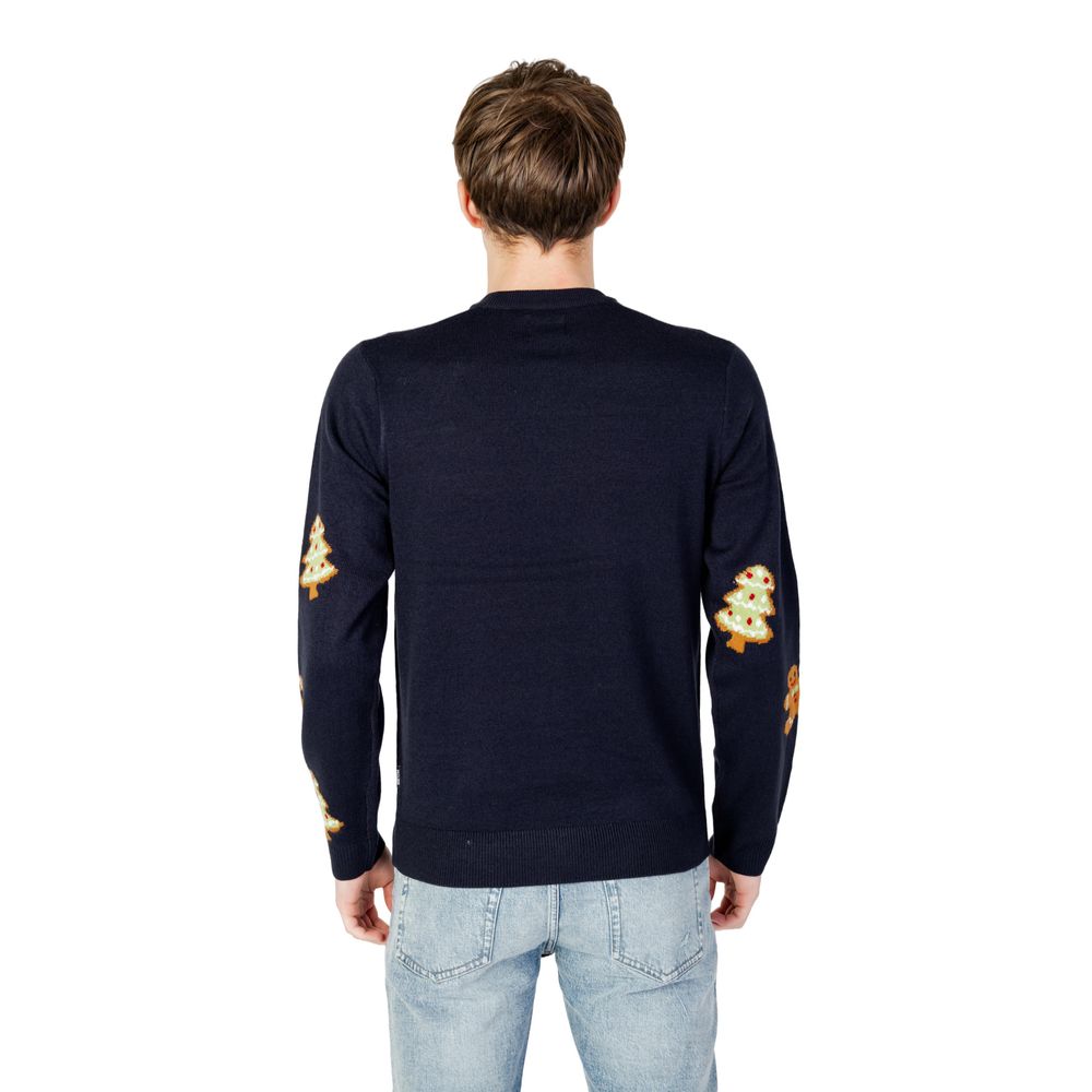 Blue Marabou Sweatshirt